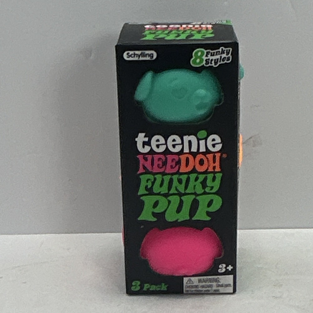 Teenie NeeDoh Funky Pops 3 Pack Sensory Fidget Toy authentic